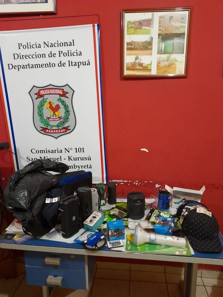 “Robocop” tras las rejas luego de vaciar un local comercial en Cambyreta