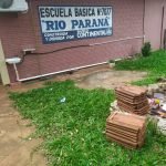 Mediante vecinos delincuentes fueron sorprendidos cuando intentaban hurtar en una escuela