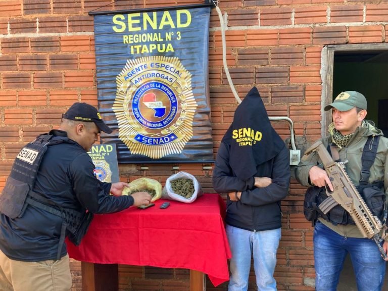 SENAD frenó impune venta de marihuana frente a un colegio