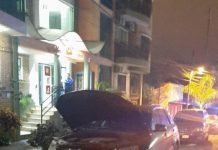 Con bomba molotov intentaron incendiar un vehículo