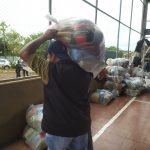 EBY entrega víveres a relocalizados