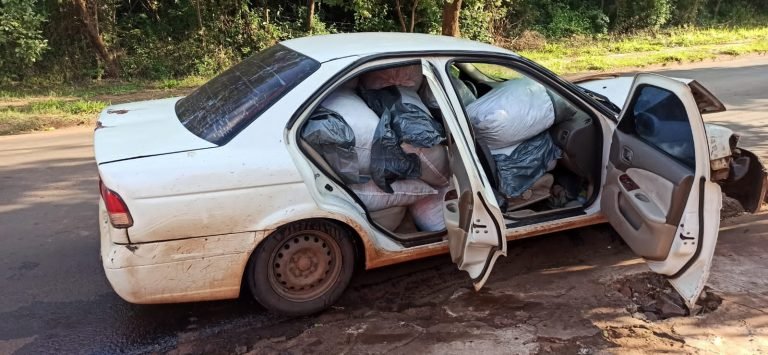 Tras persecución, incautan más de 200 kilos de marihuana picada