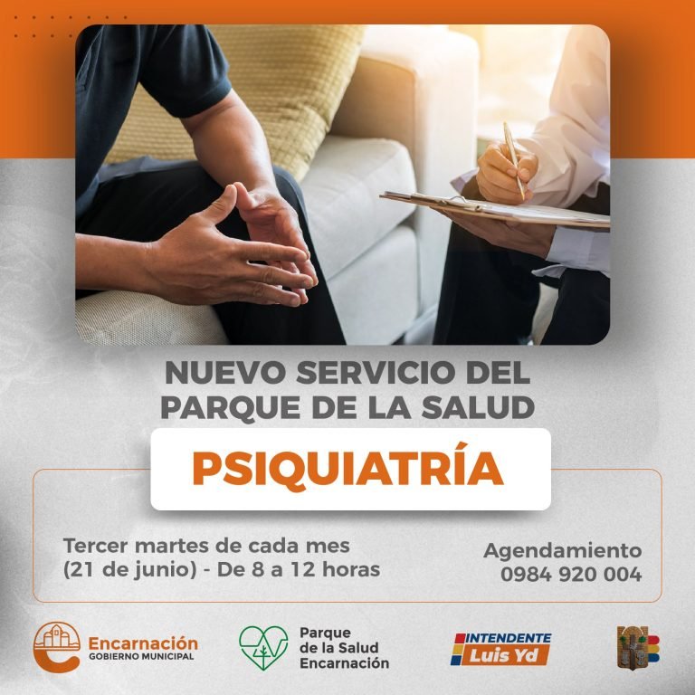 PSIQUIATRÍA: UN NUEVO SERVICIO DEL PARQUE DE LA SALUD￼