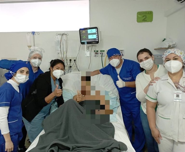 Encarnación: Paciente con ACV dado de alta tras cirugía Encarnación: Paciente con ACV dado de alta tras cirugía