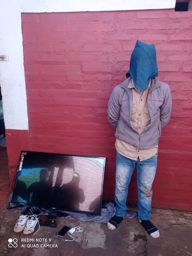 CAPTURAN A PRESUNTO DELINCUENTE EN CAPITAN MIRANDA