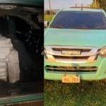 Incautan camioneta de la ANDE cargada con marihuana en Amambay
