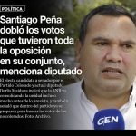 Santiago Peña dobló los votos que tuvieron toda la oposición en su conjunto, menciona diputado