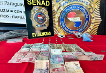 SENAD desmanteló esquema de microtráfico de drogas liderado por «LA TÍA» en Cambyretã