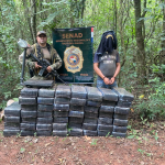 Media tonelada de droga confiscó la Senad en la zona ribereña de Canindeyú