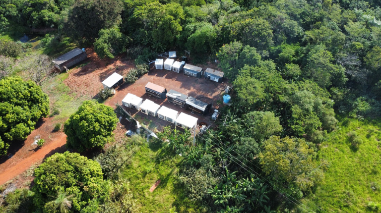 ANDE detectó otra granja de criptominería en Saltos del Guairá, con 833 procesadores operativos
