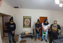 Capturan a dos paraguayos y a un brasileño con carga de cocaína en Pedro Juan Caballero