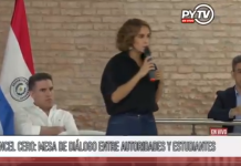 Gobierno y estudiantes desarrollan diálogo para garantizar continuidad de programas financiados por Fonacide