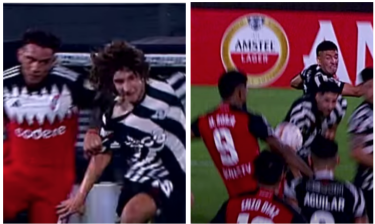 ¿A medida de River? Para el VAR, no hubo penales de Díaz y Borja para Libertad