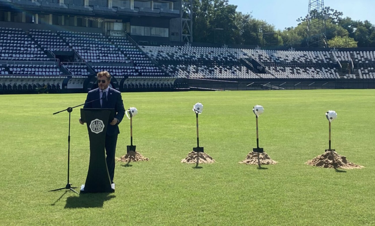 ¡Es oficial! Se realizó la palada inicial para la construcción del nuevo mega estadio de Olimpia ¡Es oficial! Se realizó la palada inicial para la construcción del nuevo mega estadio de Olimpia