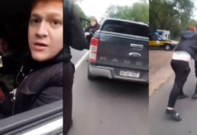 Violencia en el tránsito: conductor se niega a control y agrede a agente de la Caminera