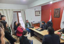 REMESOWSKI ACOMPAÑADO DE REPRESENTANTES DE LA UNI SE REUNIERON CON EL FISCAL ADJUNTO DE ITAPÚA.