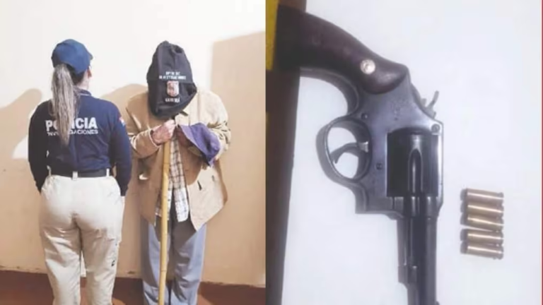 Detienen a abuelito de 93 años que habría asesinado a su yerno en Guairá