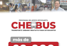 CHE BUS – a más de “20.000” estudiantes ha transportado hasta la fecha.