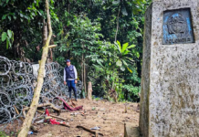 Panamá coloca alambres de púas para frenar paso de migrantes