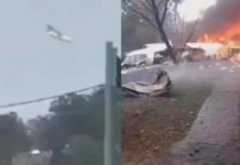 Avión con 62 personas a bordo se estrelló en São Paulo