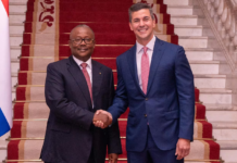 Guinea-Bissau y Paraguay fortalecen relaciones diplomáticas con visita de su presidente