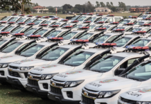 Gobierno entrega 250 nuevas patrulleras, 100 motocicletas y 1.500 chalecos para la Policía Nacional