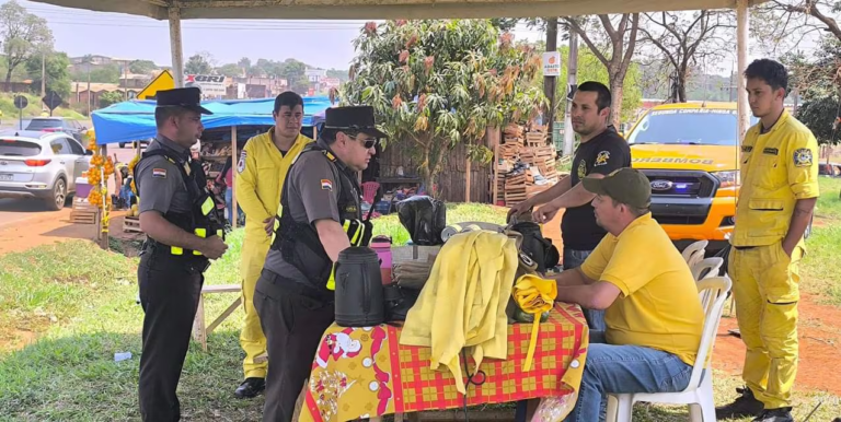 Caminera levanta colecta de bomberos en Minga Guasú por carecer de permiso