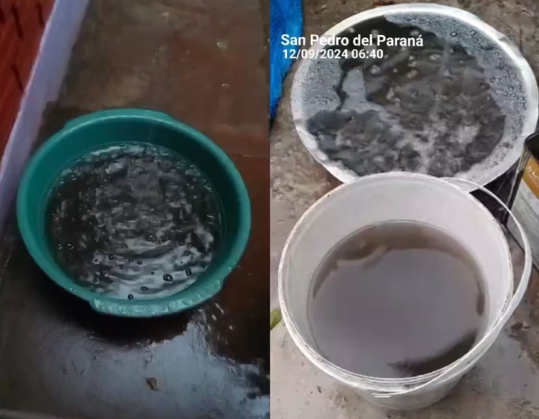 “Lluvia negra” cayó en Itapúa “Lluvia negra” cayó en Itapúa