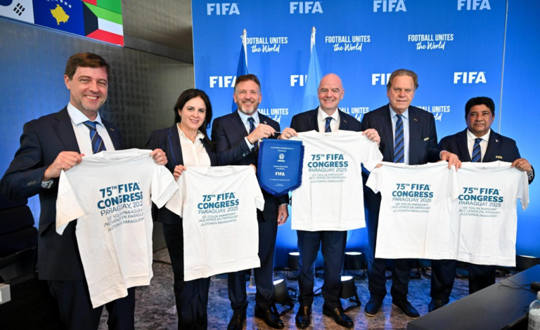 Paraguay será sede del 75° Congreso Ordinario de la FIFA el próximo año Paraguay será sede del 75° Congreso Ordinario de la FIFA el próximo año