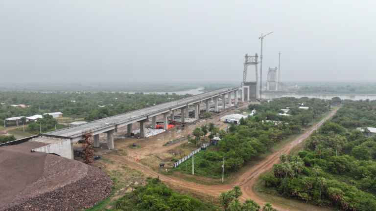 Construcción del Puente de la Bioceánica se aproxima al 60% de avance