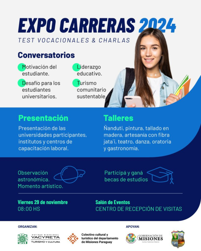Expo Carreras se realiza en Ayolas con apoyo de la EBY Expo Carreras se realiza en Ayolas con apoyo de la EBY