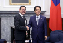 Presidente de Taiwán agradece respaldo continuo de Paraguay y ratifica alianza plena