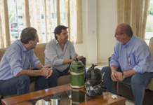 Directores de ITAIPU visitan la Central Hidroeléctrica Yacyretá