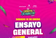 CUENTA REGRESIVA PARA EL CARNAVAL ENCARNACENO 2025: ENSAYO GENERAL ESTE SÁBADO 18 DE ENERO