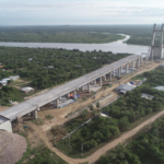 Obras del Puente de la Bioceánica inician el año con 63% de avance