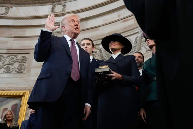 Trump asumió nuevamente como presidente de Estados Unidos