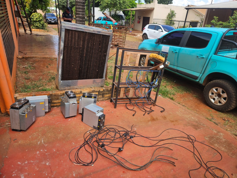 Intervienen conexión irregular en criptominería en Ciudad del Este