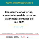 Alerta epidemiológica ante aumento de casos de tos ferina