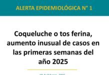 Alerta epidemiológica ante aumento de casos de tos ferina