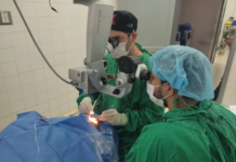 Realizan trasplante de córnea a paciente de 61 años en Oftalmología de Clínicas