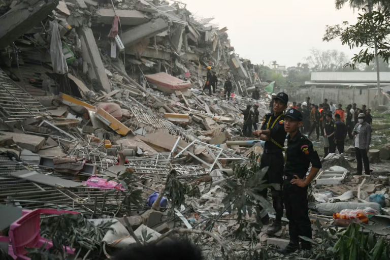Terremoto en Birmania supera 1.600 muertos