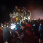 Saquean camión cargado de carne que volcó en Tacuatí