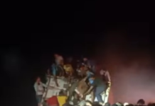 Saquean camión cargado de carne que volcó en Tacuatí