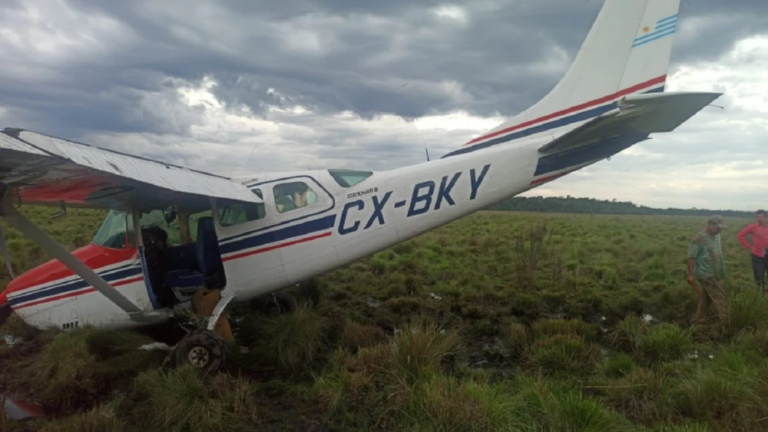 Avioneta robada en Uruguay aterrizó de manera forzosa en Itapúa