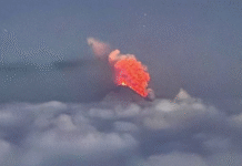 Un volcán ruso entró en erupción tras potente terremoto