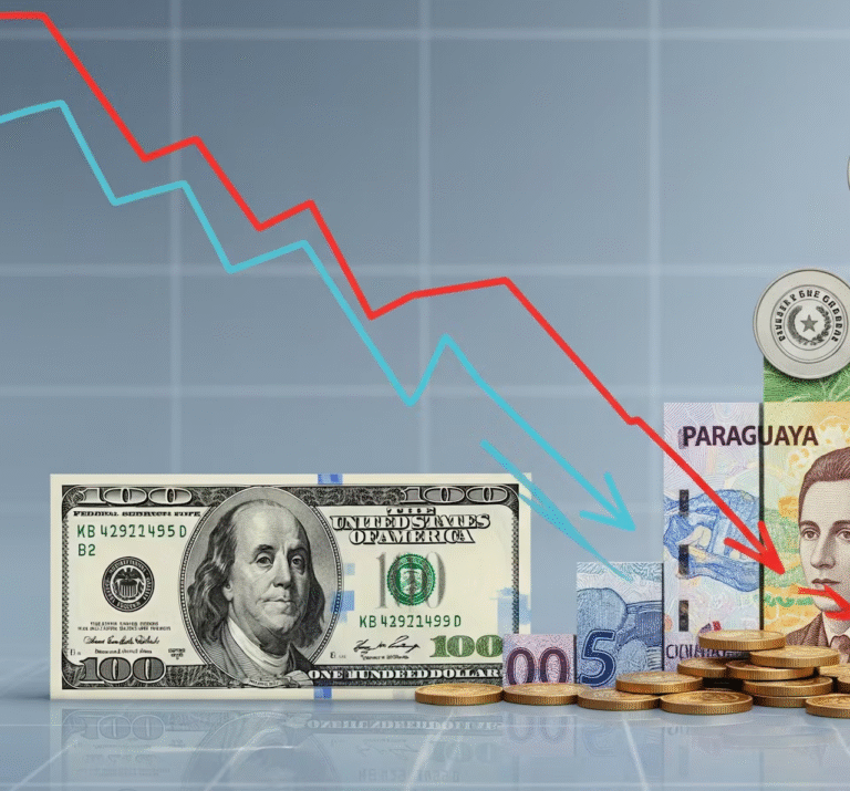 Dólar toca mínimos de hace un año tras caer a G. 7.500