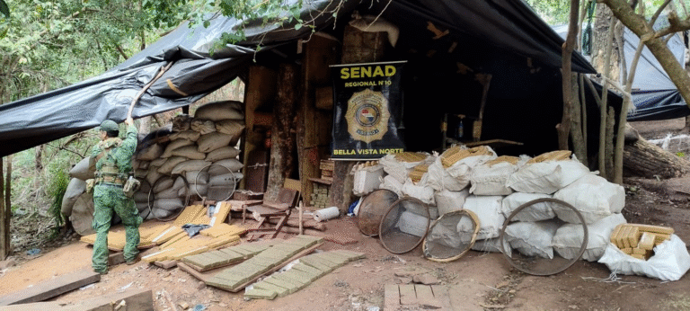 Causan perjuicio superior a USD 2 millones con eliminación de base logística narco en Amambay