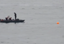 Continúa el intento de rescate del cuerpo del camionero atrapado en el río