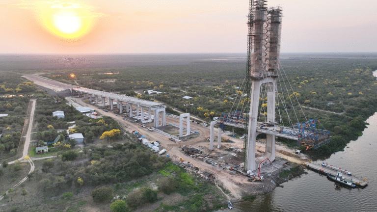 Construcción del Puente de la Bioceánica registra 82% de avance