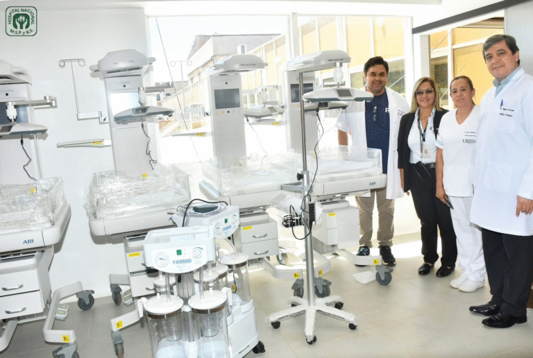 Nuevos equipos para cuidados intensivos neonatales en el HNI.